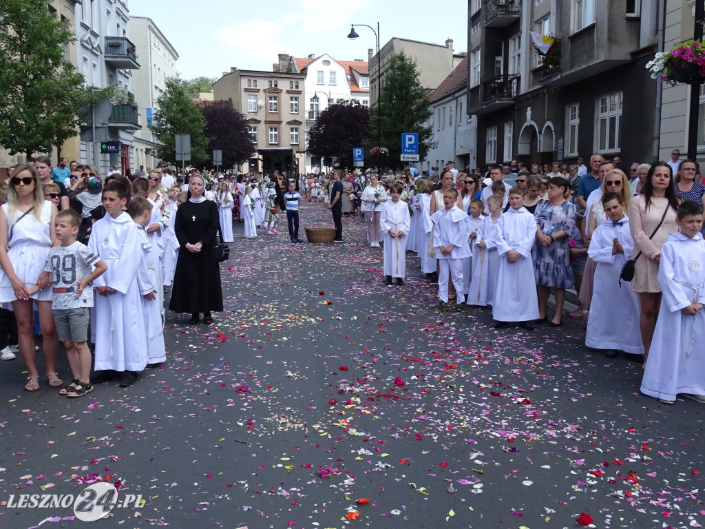 Procesja Bożego Ciała w Lesznie