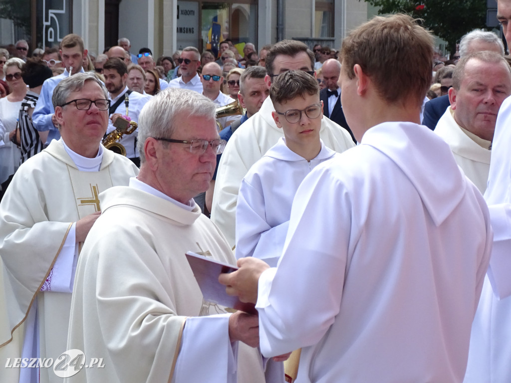 Procesja Bożego Ciała w Lesznie