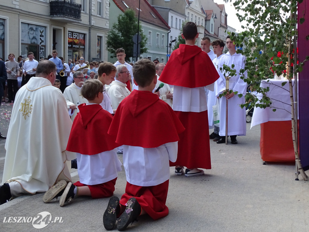 Procesja Bożego Ciała w Lesznie
