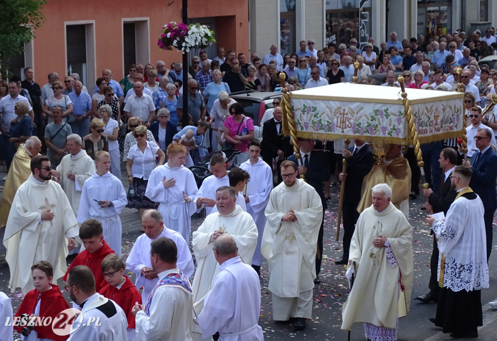 Procesja Bożego Ciała w Lesznie