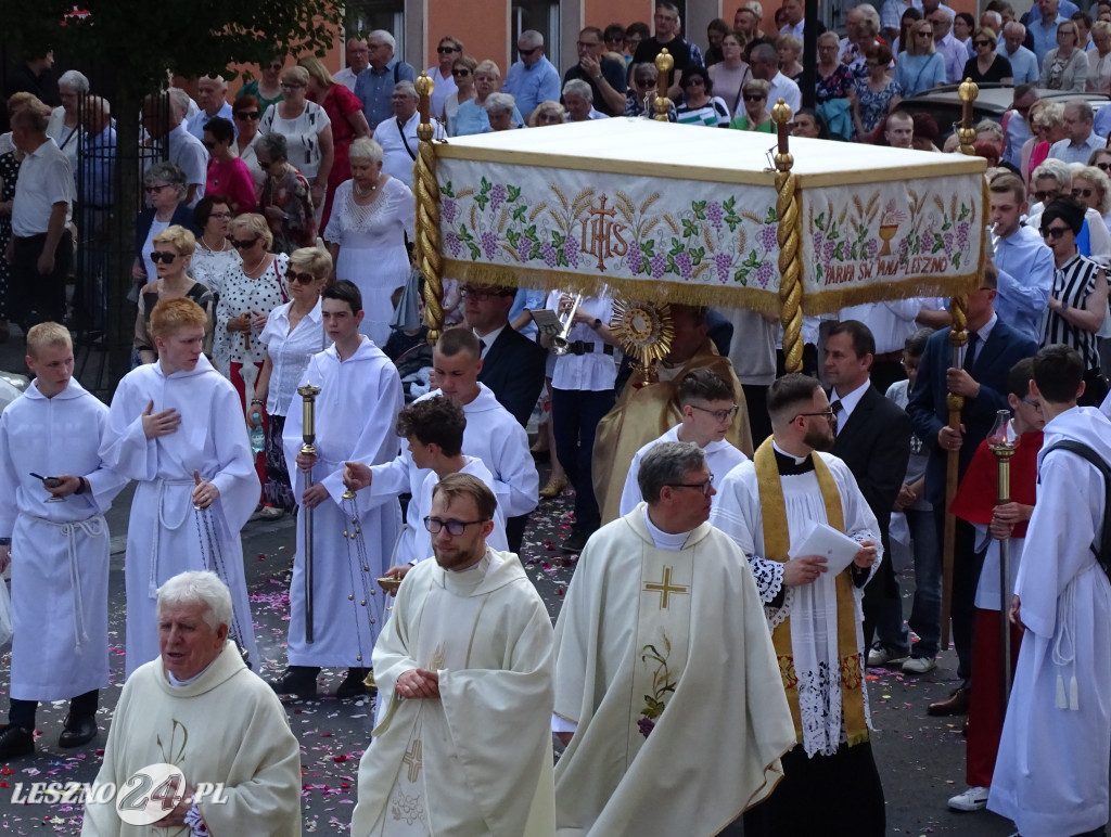 Procesja Bożego Ciała w Lesznie