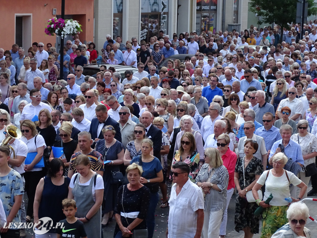 Procesja Bożego Ciała w Lesznie