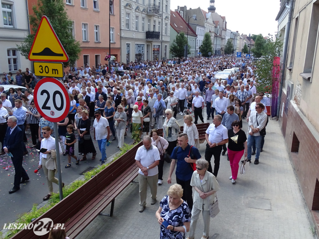 Procesja Bożego Ciała w Lesznie