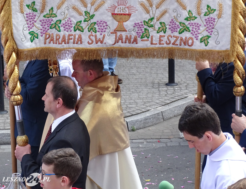 Procesja Bożego Ciała w Lesznie