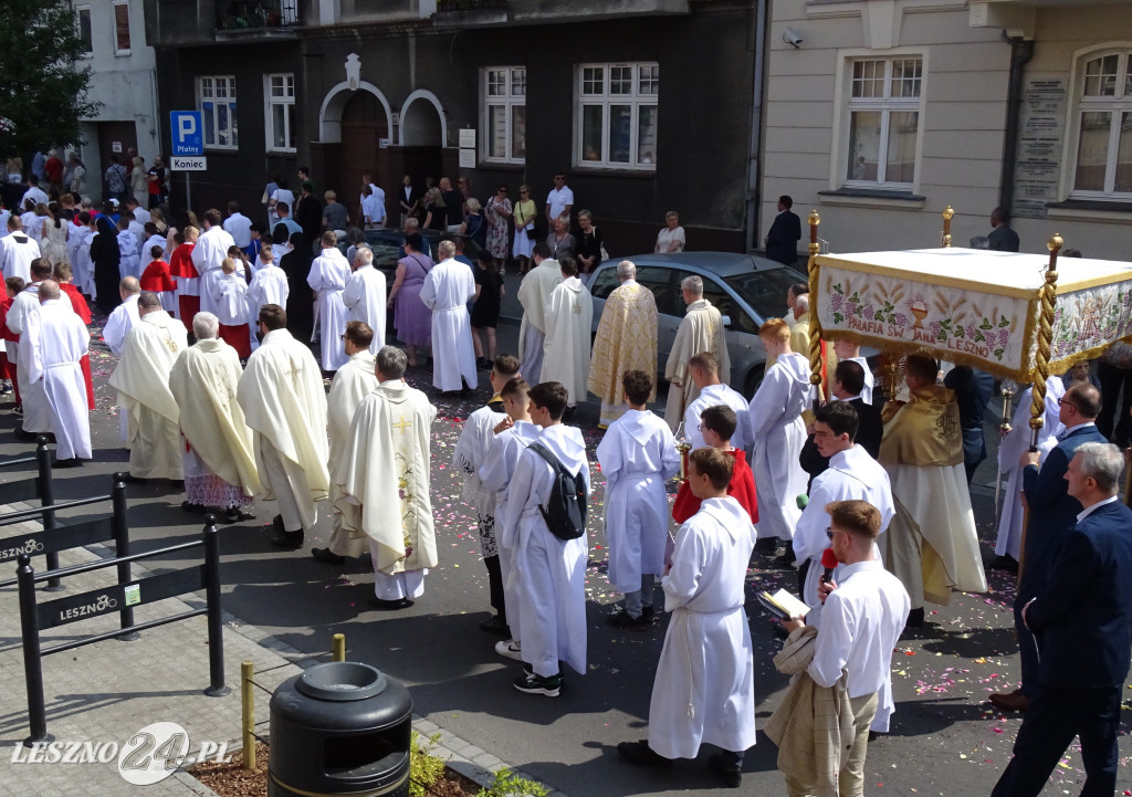 Procesja Bożego Ciała w Lesznie