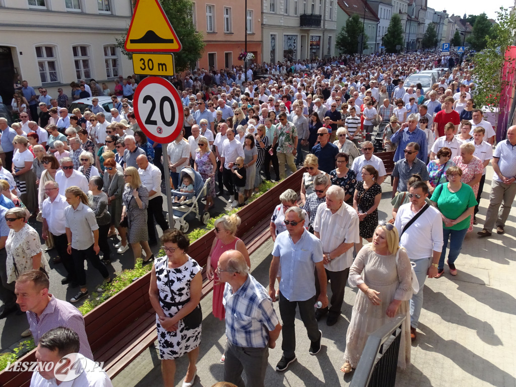 Procesja Bożego Ciała w Lesznie