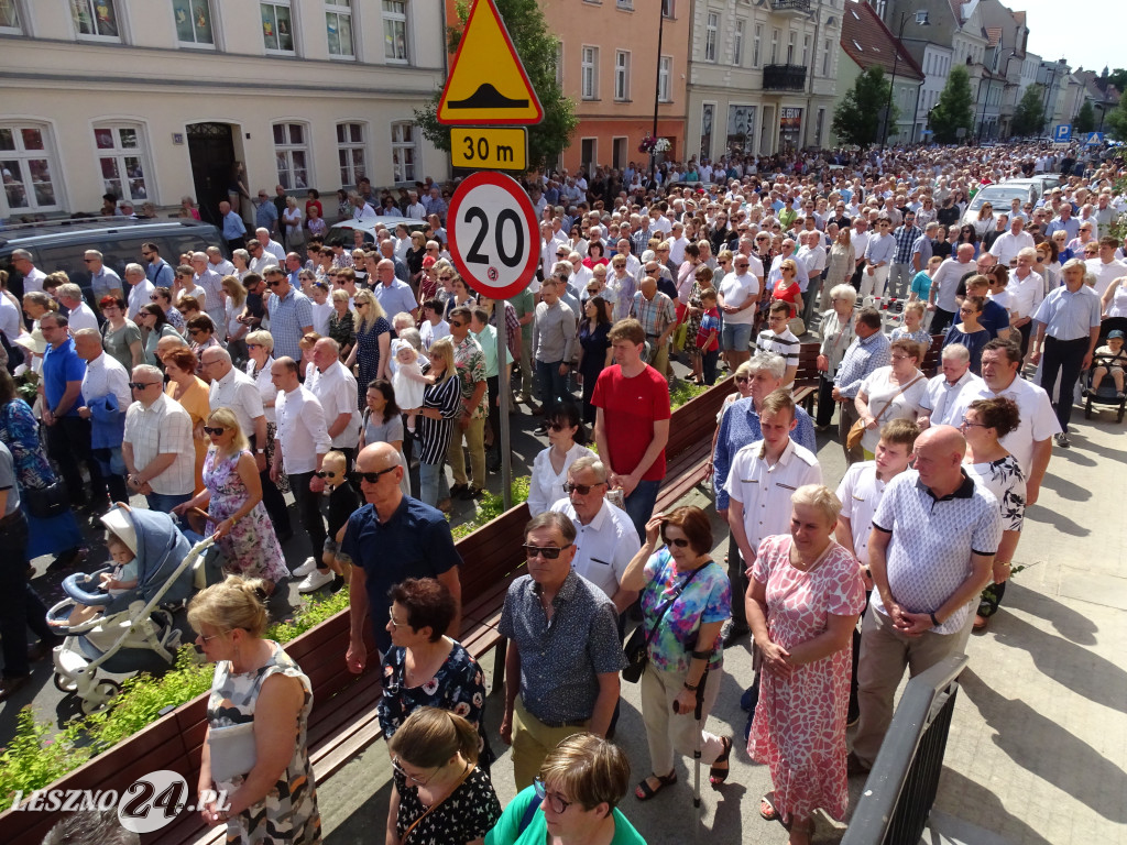 Procesja Bożego Ciała w Lesznie