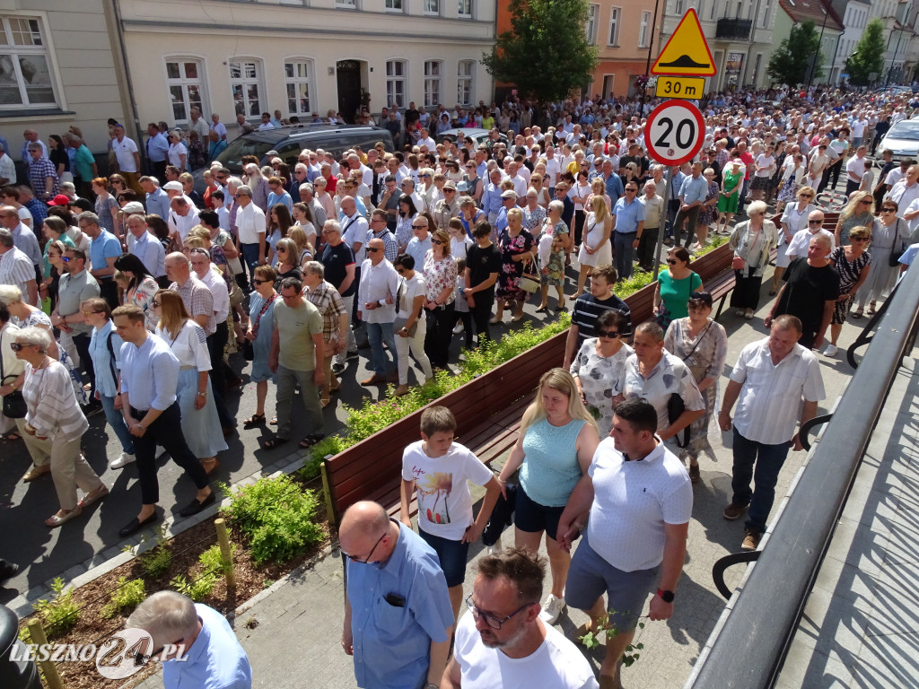 Procesja Bożego Ciała w Lesznie