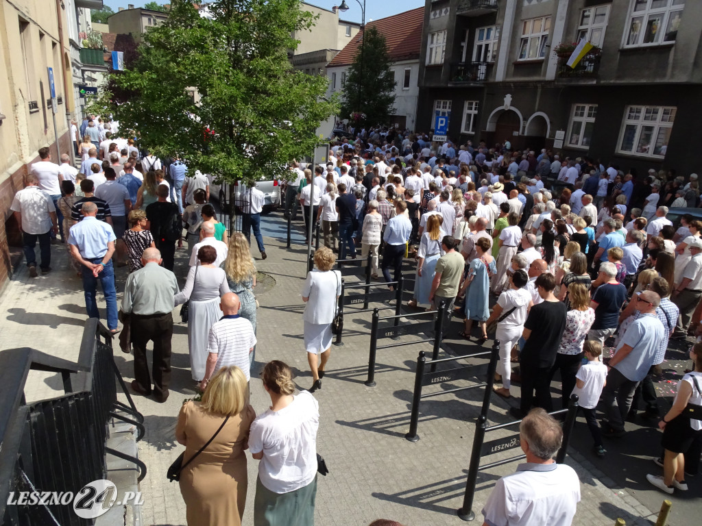 Procesja Bożego Ciała w Lesznie