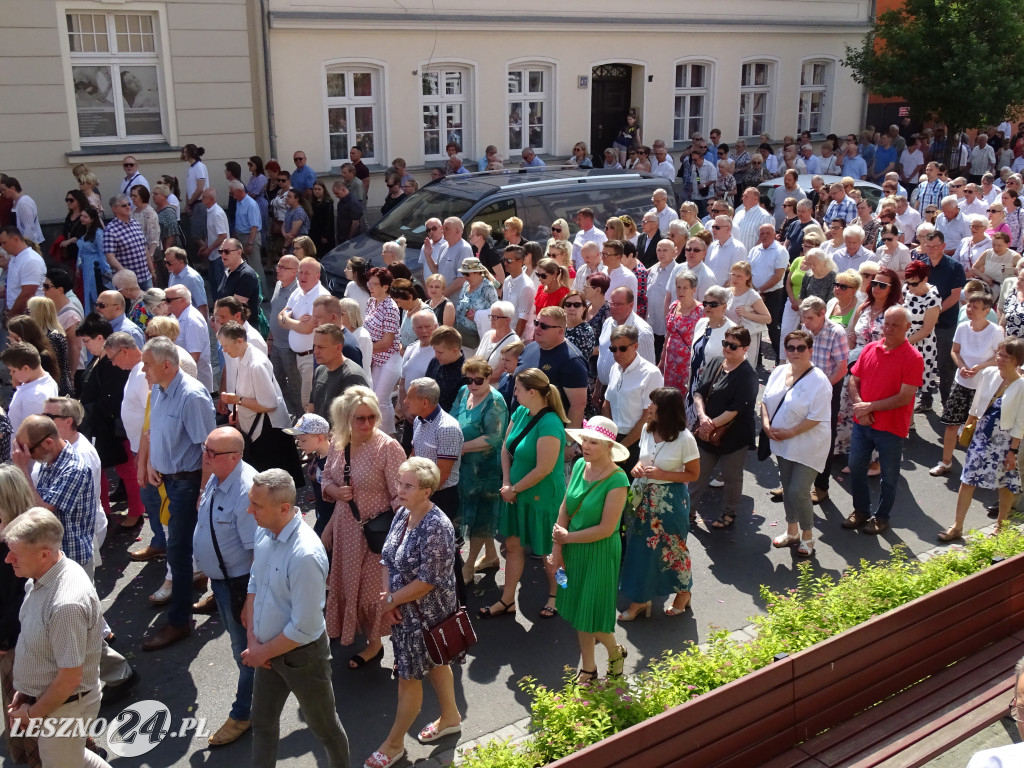Procesja Bożego Ciała w Lesznie