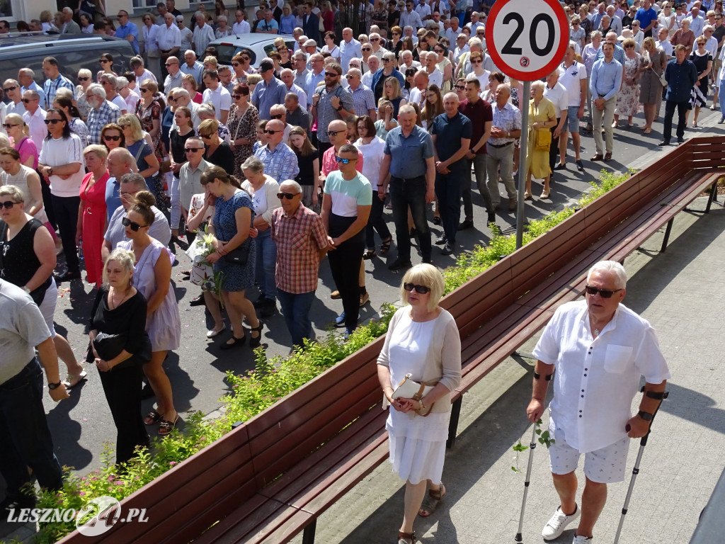 Procesja Bożego Ciała w Lesznie