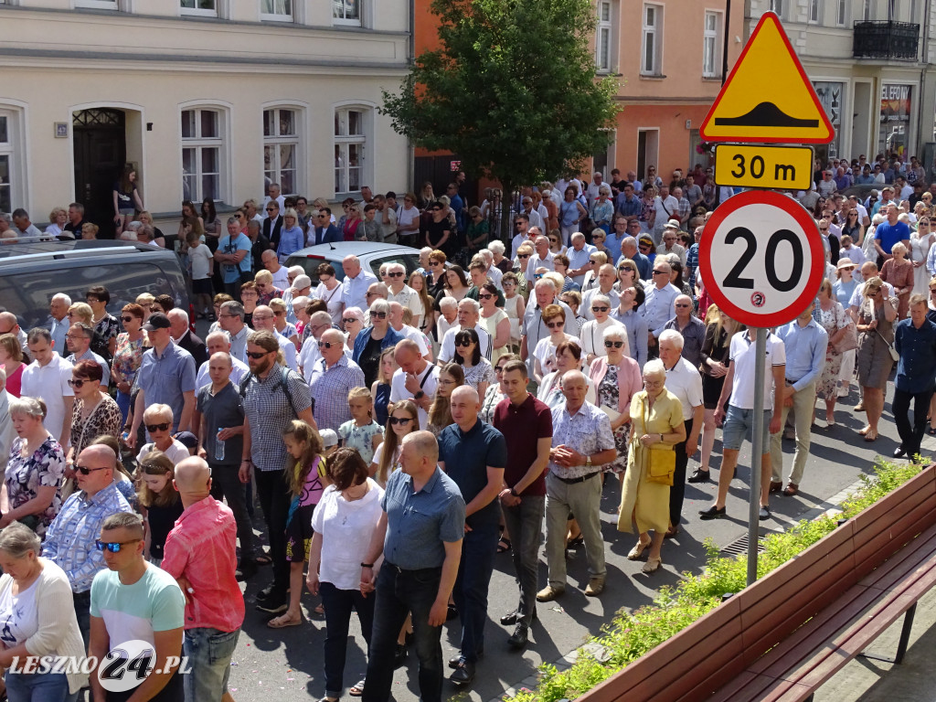 Procesja Bożego Ciała w Lesznie