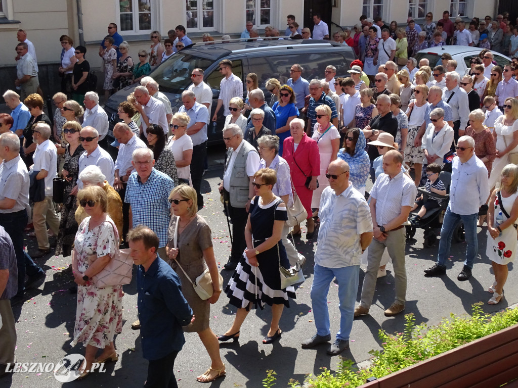Procesja Bożego Ciała w Lesznie