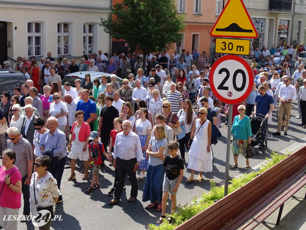 Procesja Bożego Ciała w Lesznie