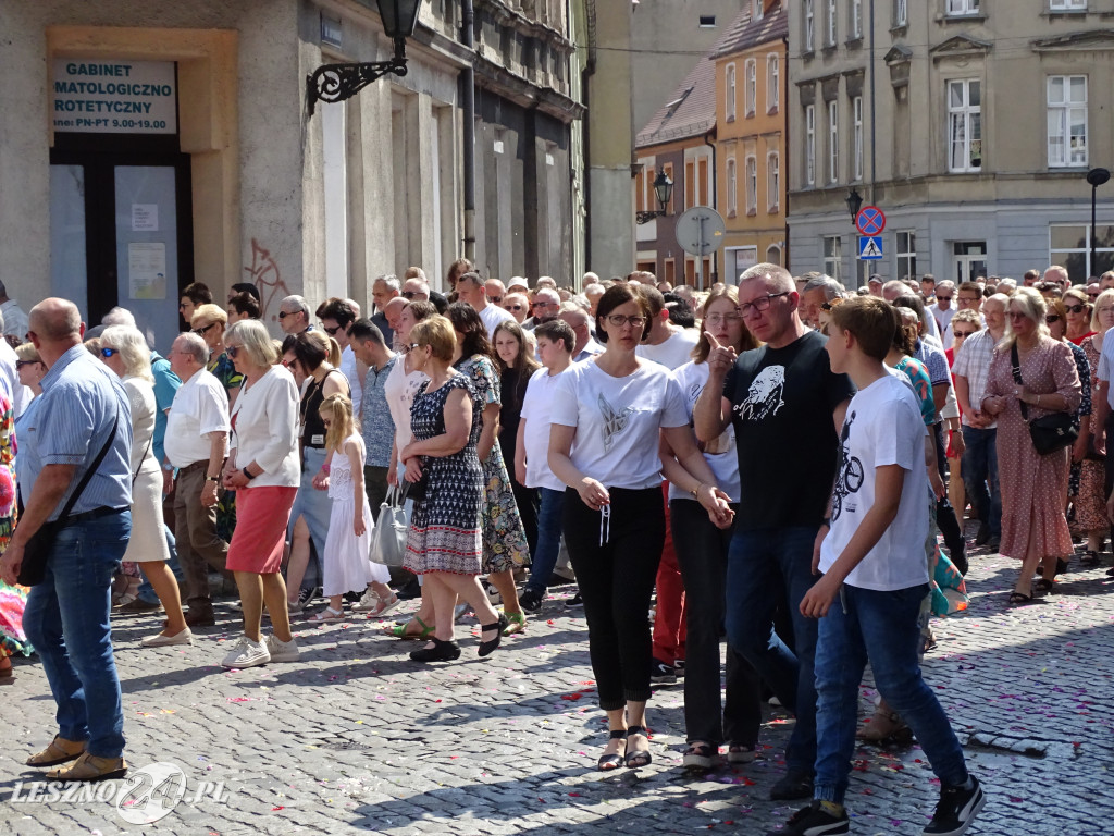 Procesja Bożego Ciała w Lesznie