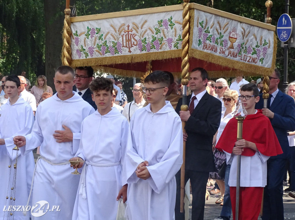 Procesja Bożego Ciała w Lesznie