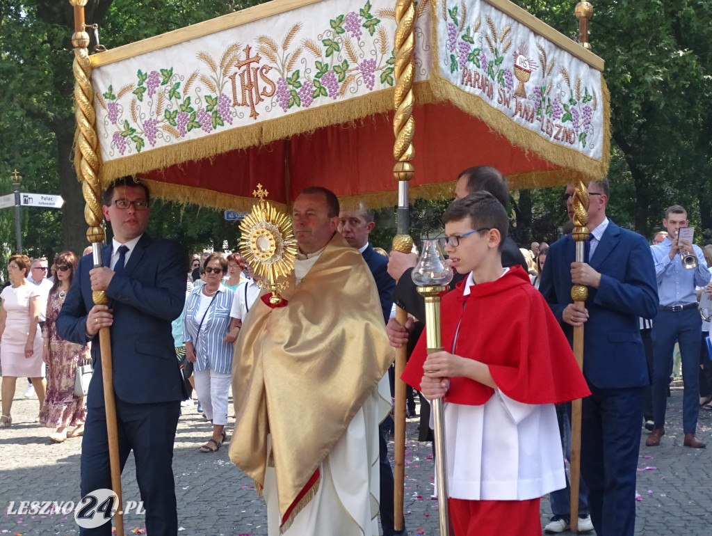 Procesja Bożego Ciała w Lesznie