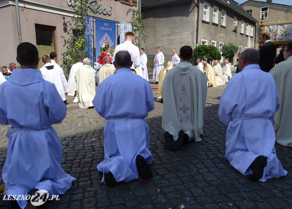 Procesja Bożego Ciała w Lesznie