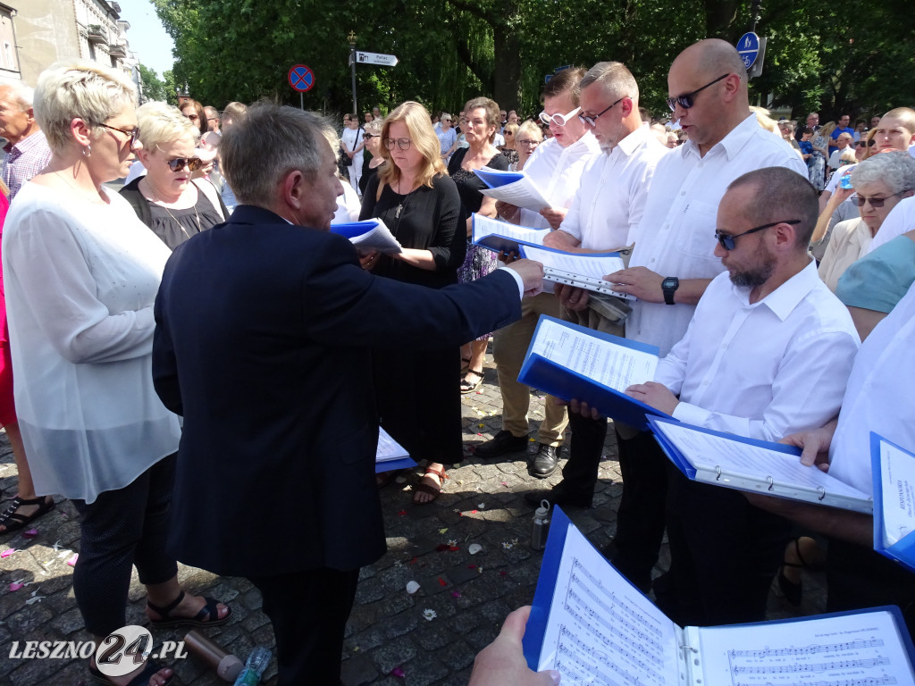 Procesja Bożego Ciała w Lesznie