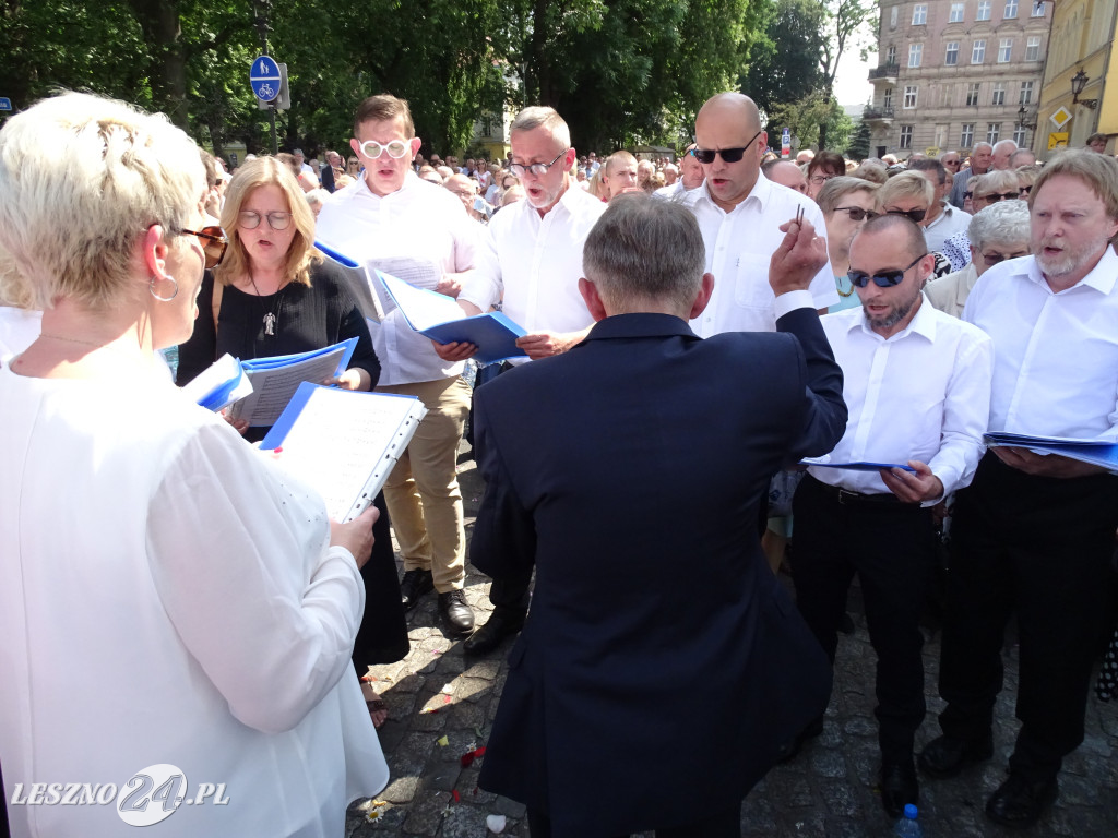 Procesja Bożego Ciała w Lesznie
