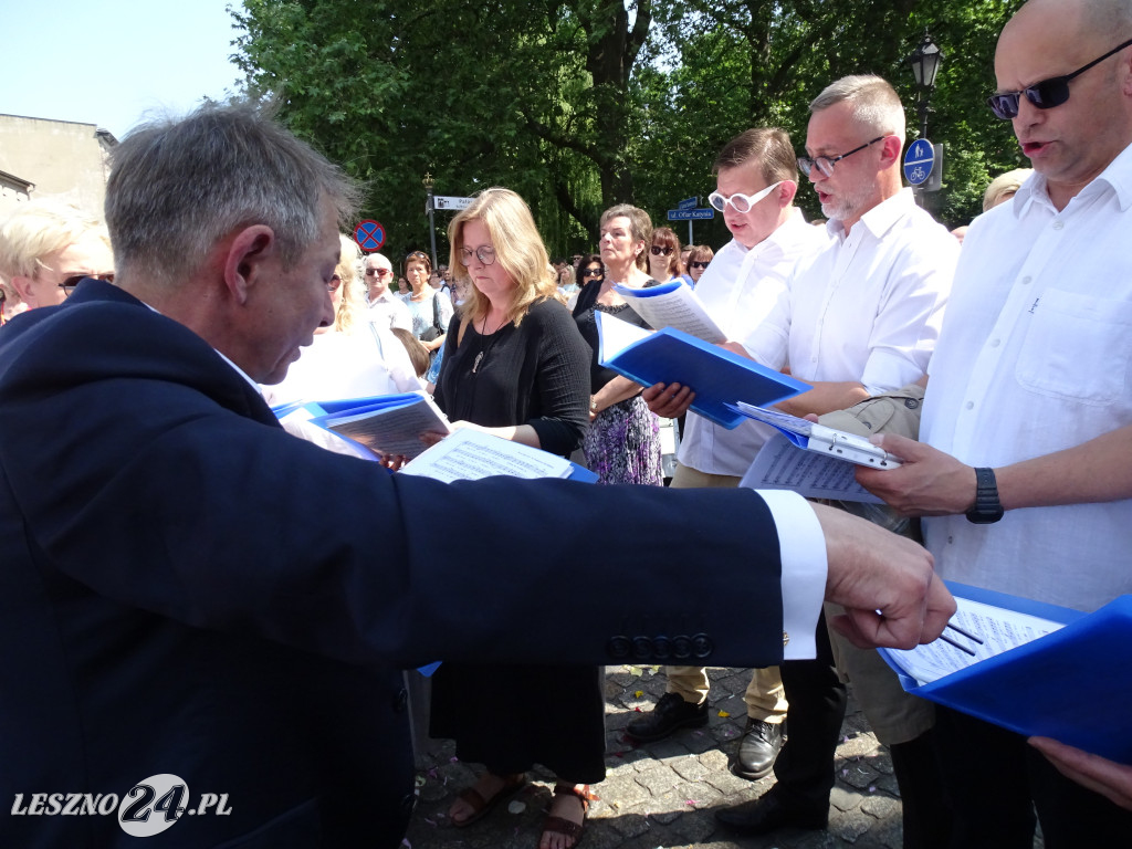 Procesja Bożego Ciała w Lesznie