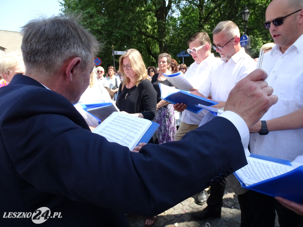 Procesja Bożego Ciała w Lesznie