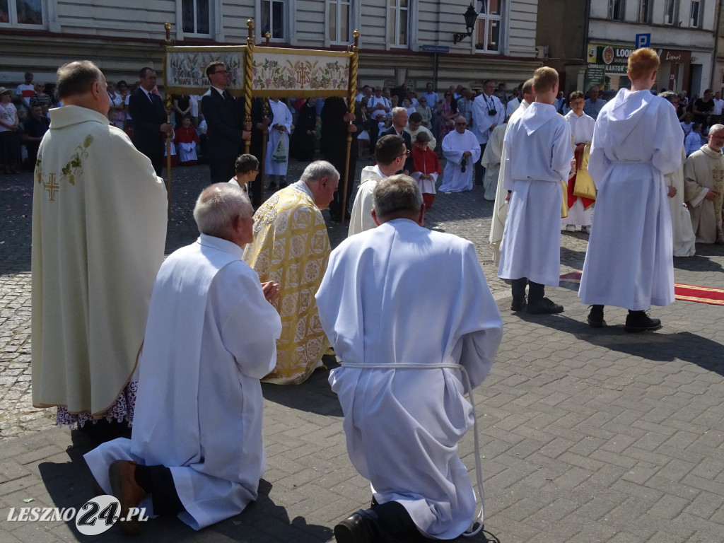 Procesja Bożego Ciała w Lesznie