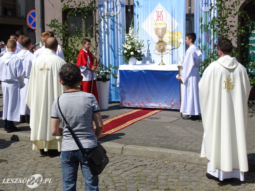 Procesja Bożego Ciała w Lesznie