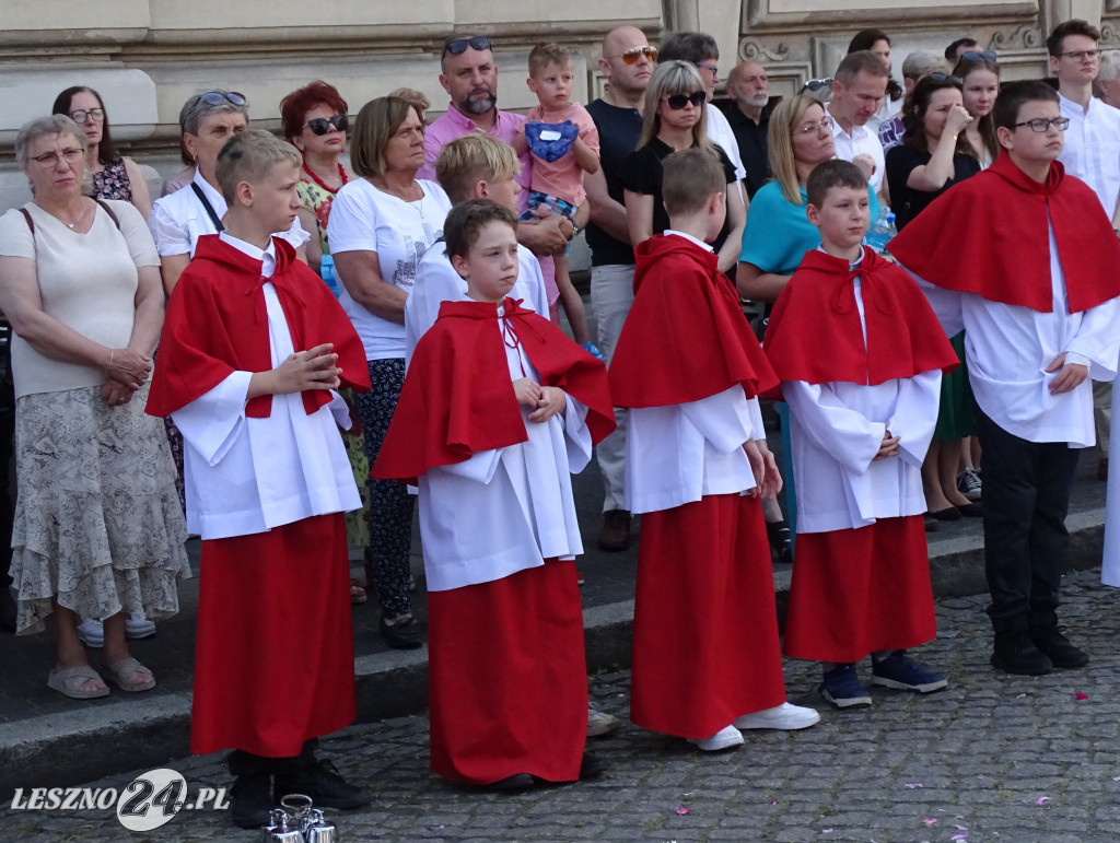 Procesja Bożego Ciała w Lesznie