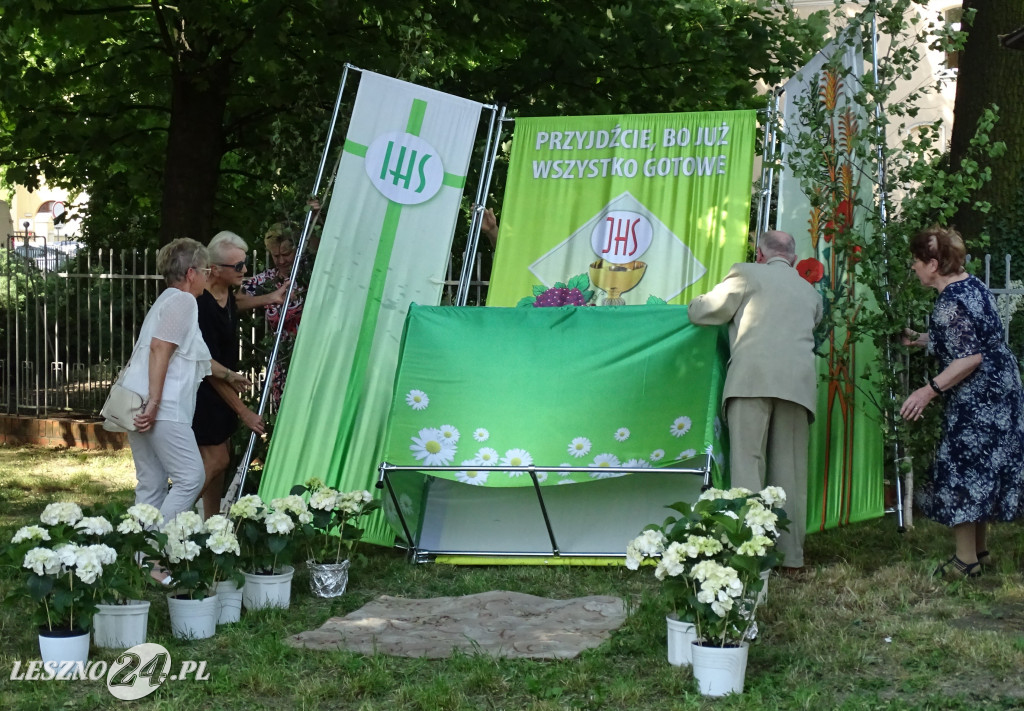 Procesja Bożego Ciała w Lesznie