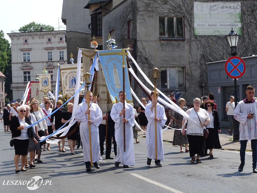 Procesja Bożego Ciała w Lesznie