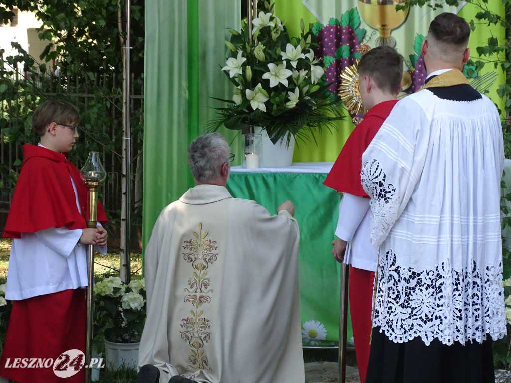 Procesja Bożego Ciała w Lesznie