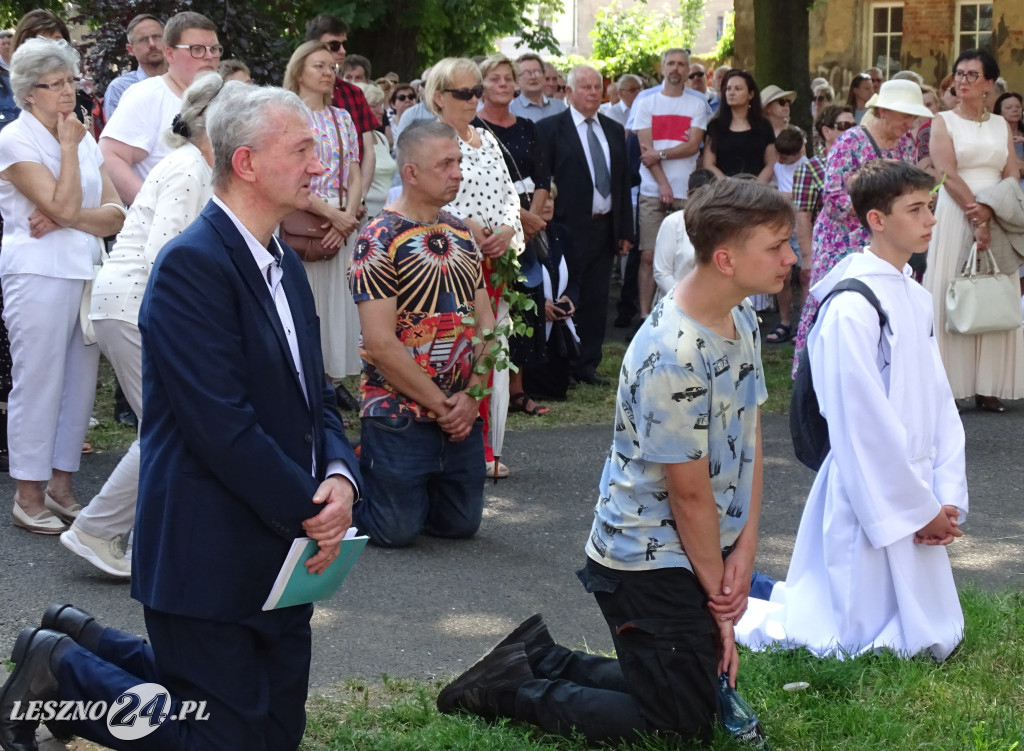 Procesja Bożego Ciała w Lesznie