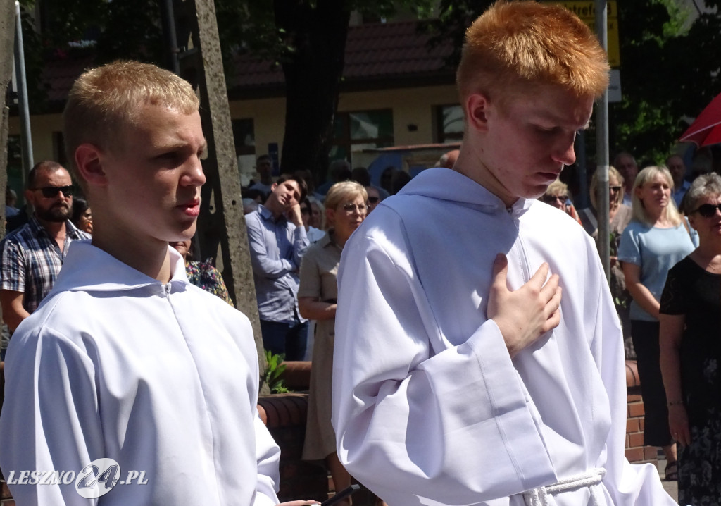 Procesja Bożego Ciała w Lesznie