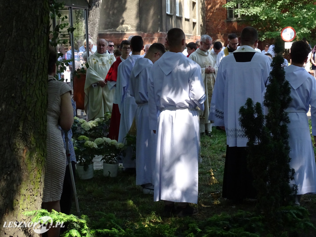 Procesja Bożego Ciała w Lesznie