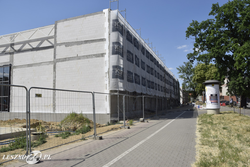 Budowa Galerii Goplana. Czerwiec 2023