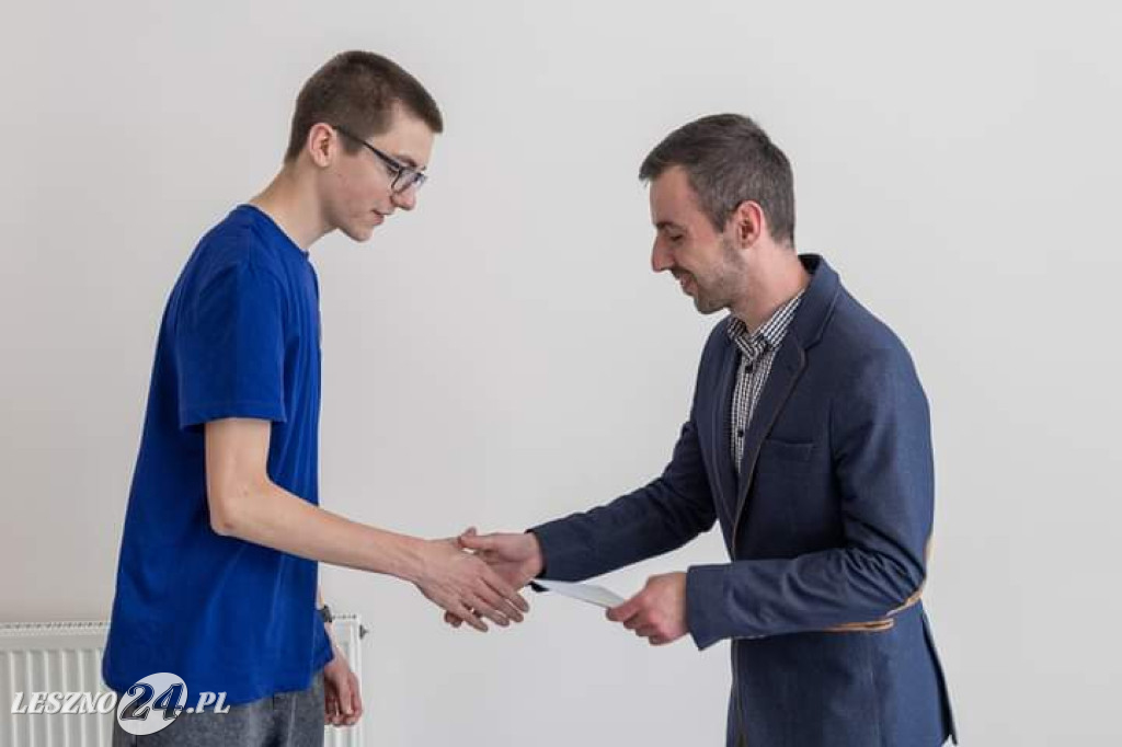 Filip Kuczewski z Roszady Lipno na podium