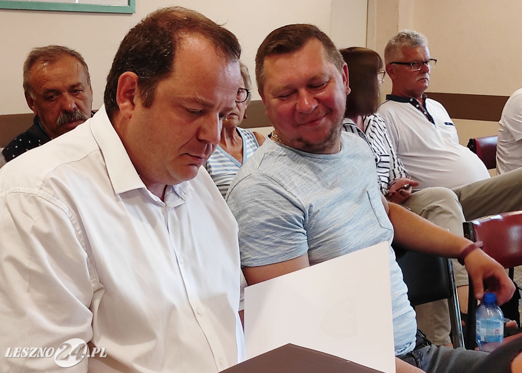 Działkowcy otrzymali czeki w Lesznie