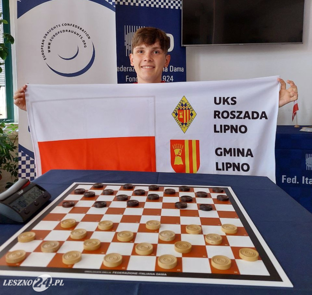 Warcabista Roszady Lipno na mistrzostwach Europy