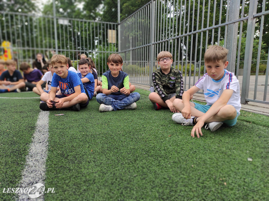 Wyróżnieni sportowcy SP 7 w Lesznie