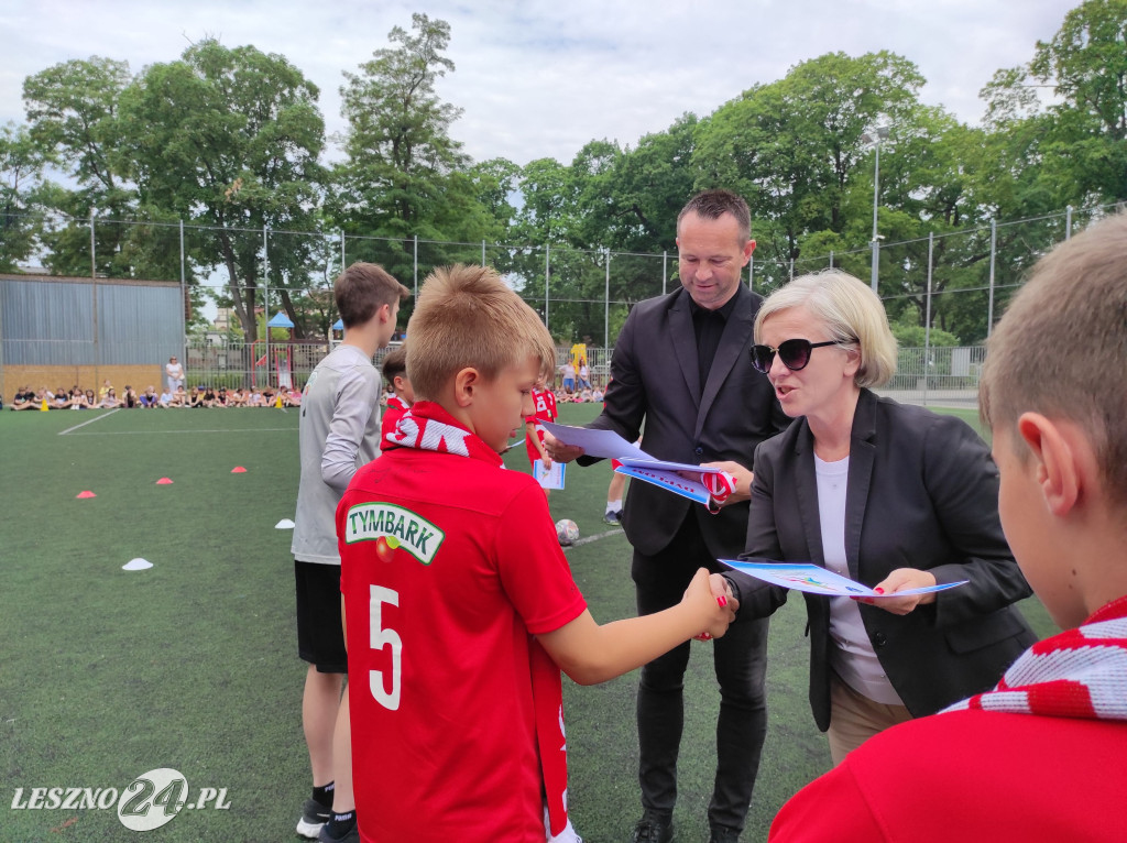 Wyróżnieni sportowcy SP 7 w Lesznie
