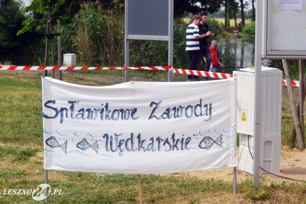 Wędkarze walczyli o puchar starosty leszczyńkiego
