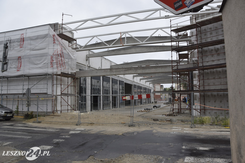 Budowa Galerii Goplana. Czerwiec 2023