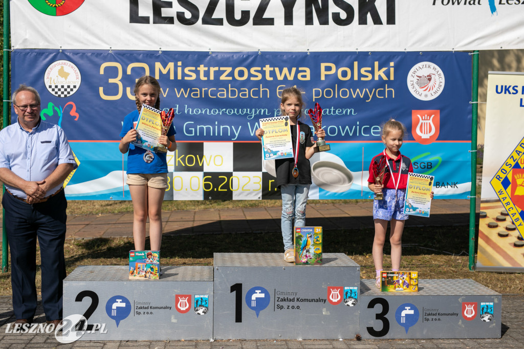 Kolejne medale MP dla warcabistów Roszady