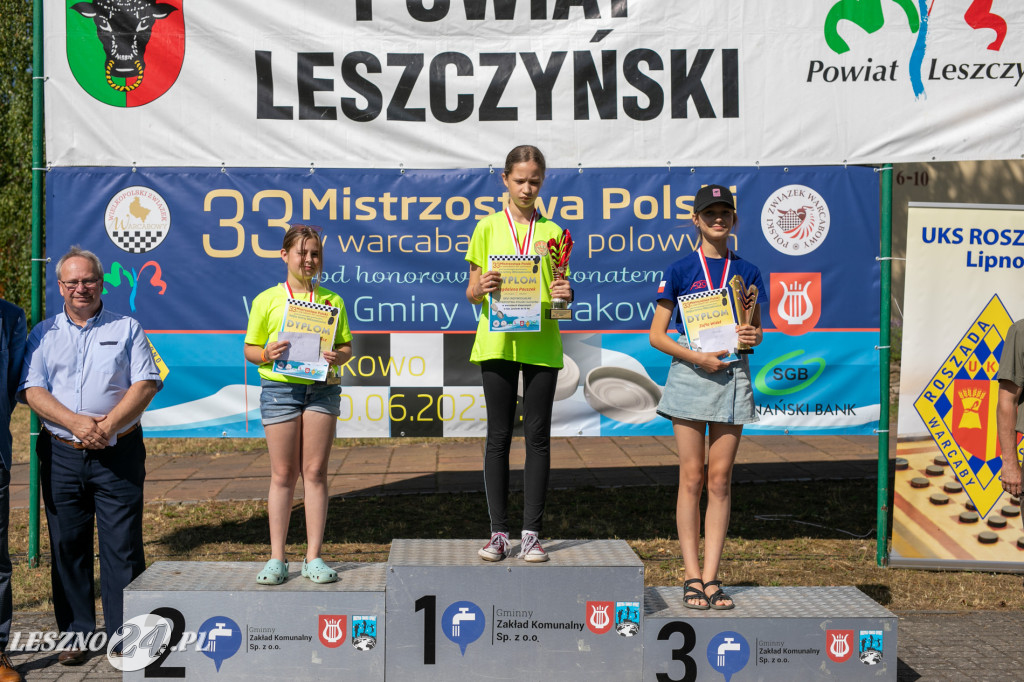 Kolejne medale MP dla warcabistów Roszady