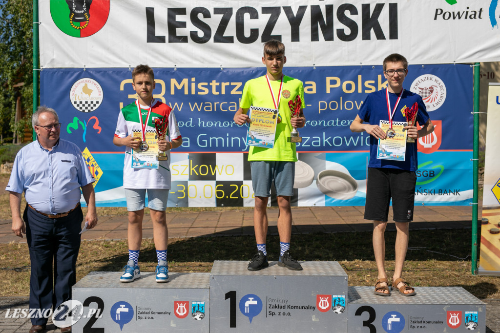 Kolejne medale MP dla warcabistów Roszady