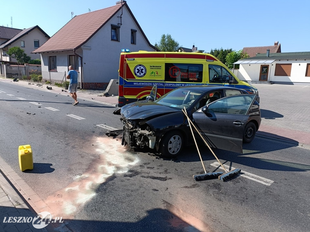 Rowerzystka potrącona przez samochód