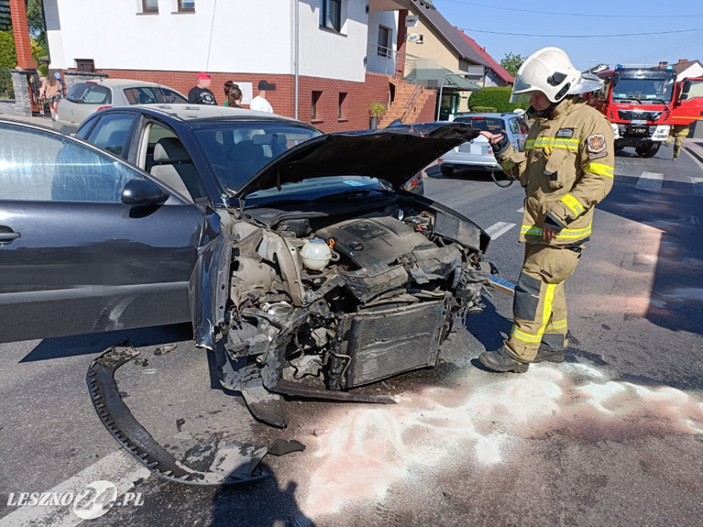 Rowerzystka potrącona przez samochód