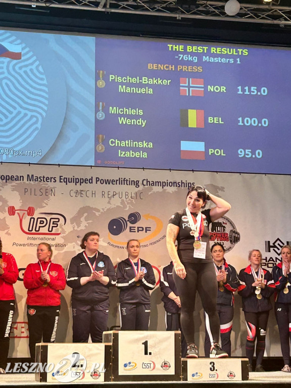 Srebrne siłaczki z mistrzostw Europy