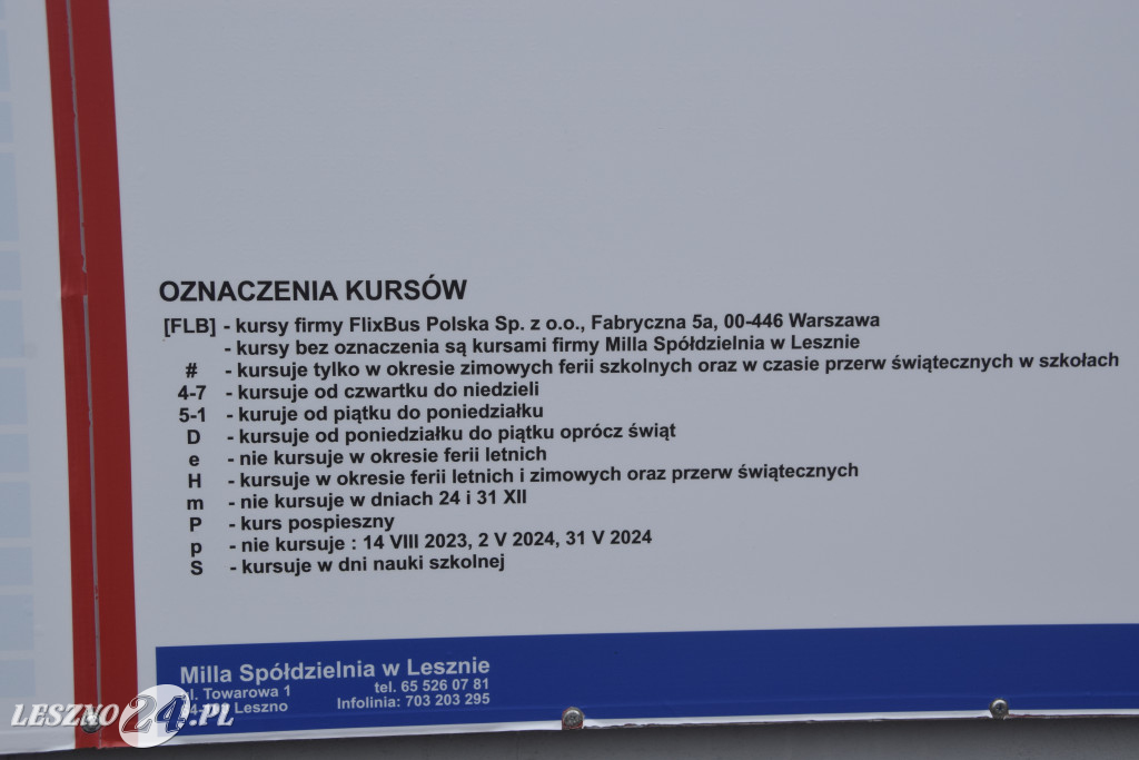 Pustki na leszczyńskim dworcu autobusowym